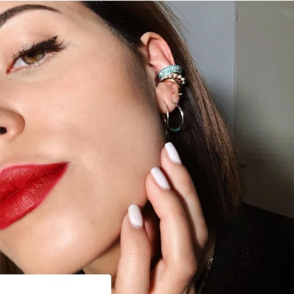 Bohemian Crystal Ear Cuff Earring - Picture 10 of 16